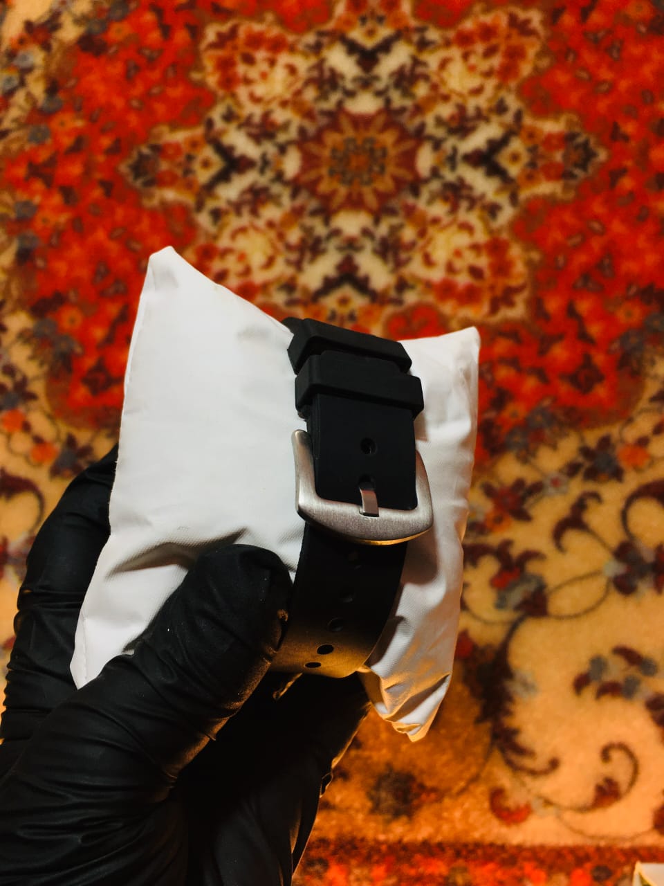 RM30-01 Karan Aujla watch 🔥 Stainless Steel Frame Silicone Strap Date Working