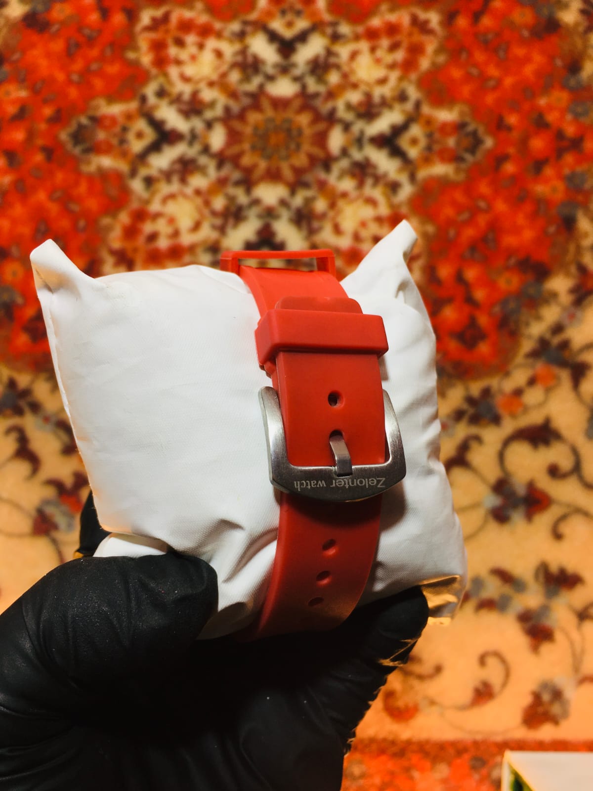 RM30-01 Karan Aujla watch 🔥 Stainless Steel Frame Silicone Strap Date Working