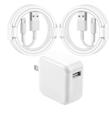 Apple iPad 12W USB Power Adapter Charger with USB-A to Lightening Cablet